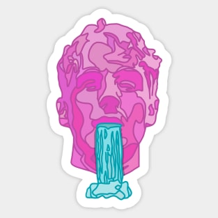 Glass Animals Soda Waterfalls (Head Only) Sticker